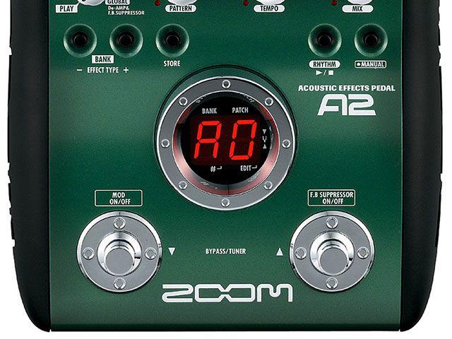 Pedaleira para Violão com Zoom A2 - Instrumentos de Corda